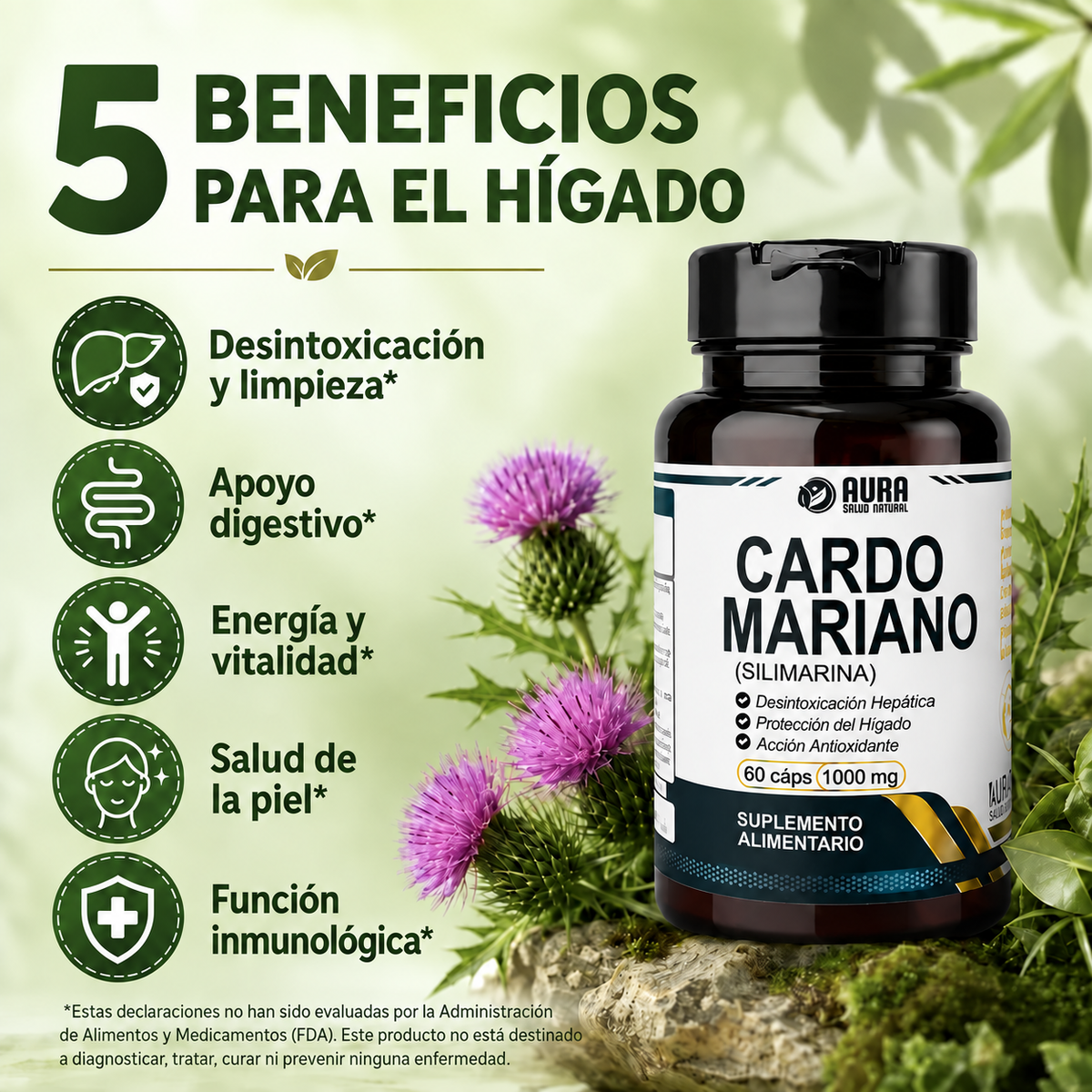 AURA® Cardo Mariano 1000mg